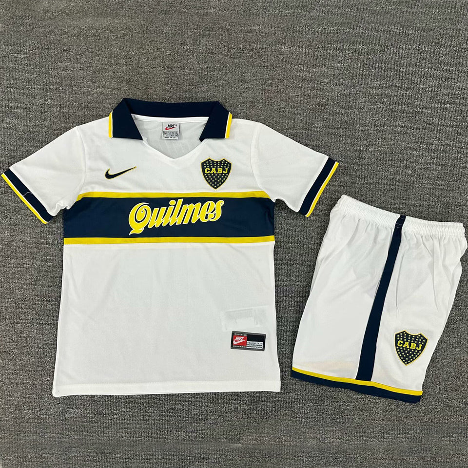 1996/97 Boca Juniors Away Short Sleeve Retro Jersey