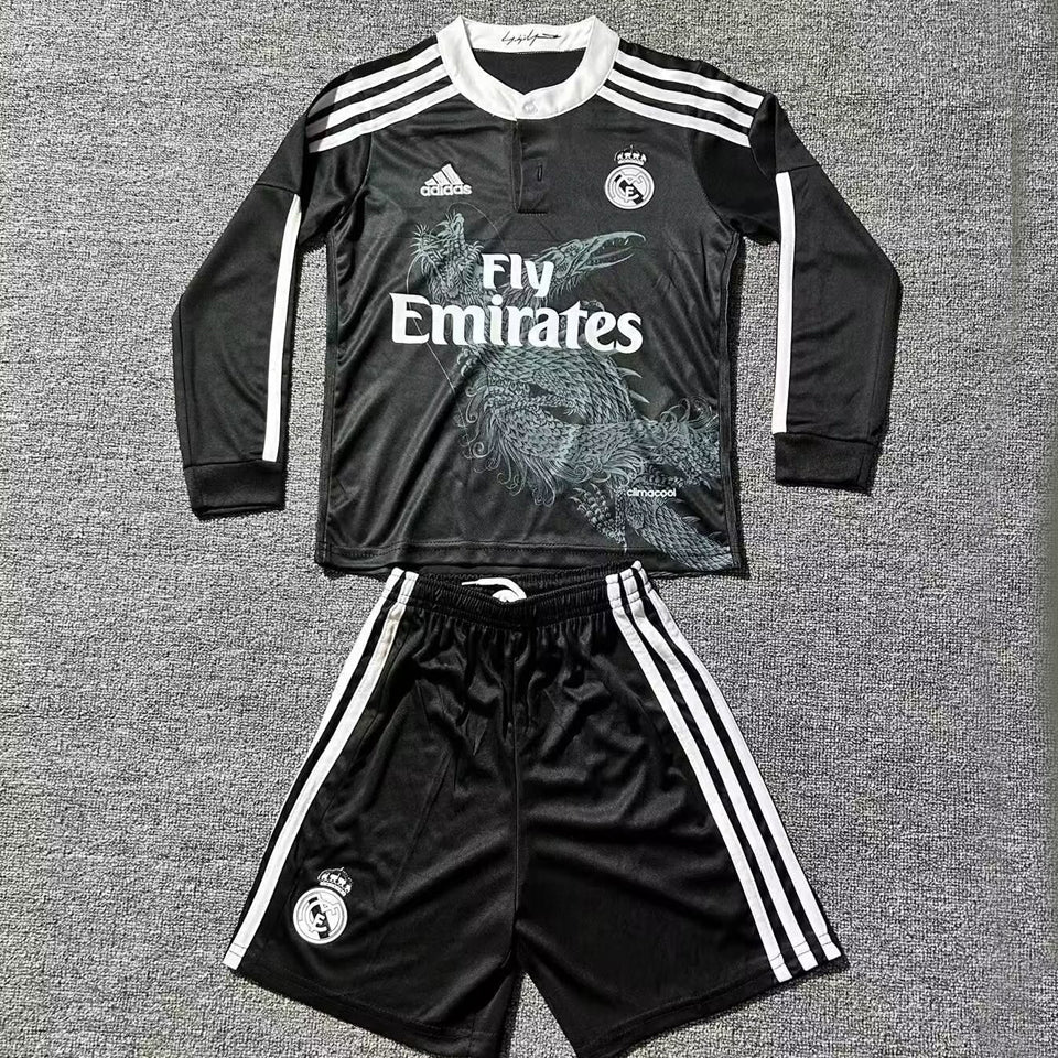 2014/15 Real Madrid Special Long Sleeve Retro Kids Jersey