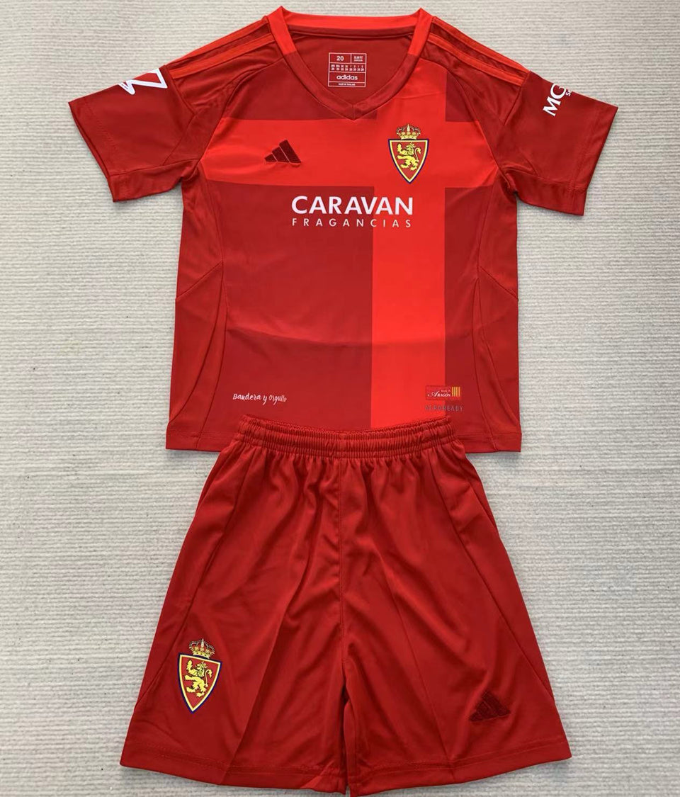 2024/25 Zaragoza Away Short Sleeve Kids' Jersey