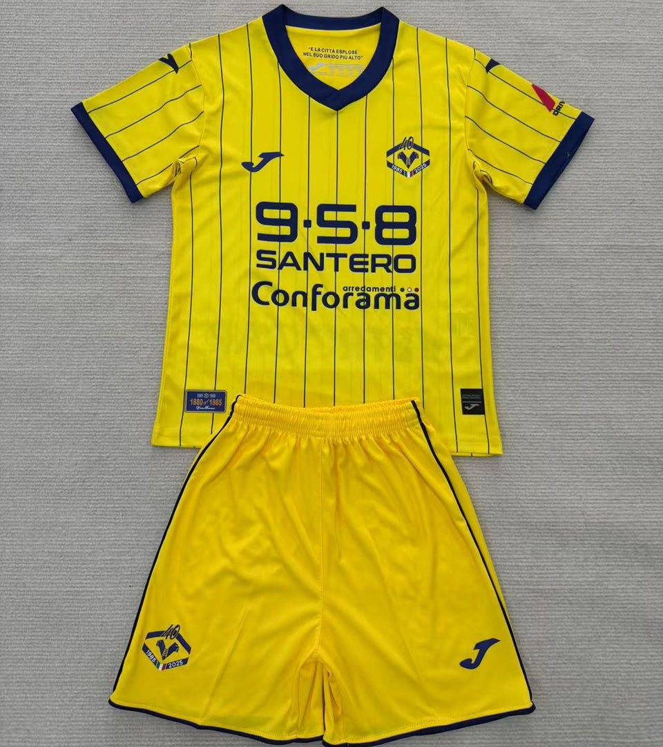 2025 Hellas Verona Special Short-Sleeved Jersey for Children