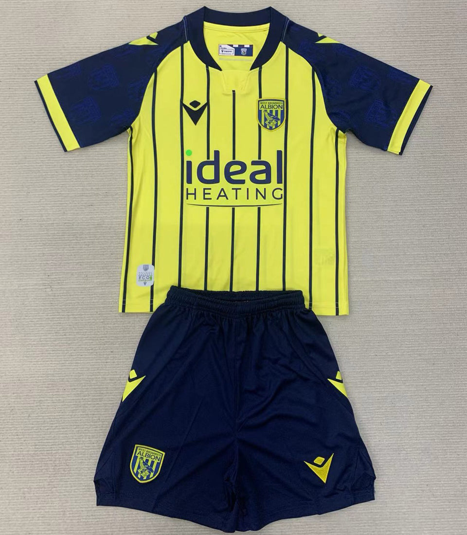 2024/25 West Bromwich Albion Away Short Sleeve Kids' Jersey