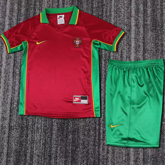 1998 Portugal Home Children's National Team Retro