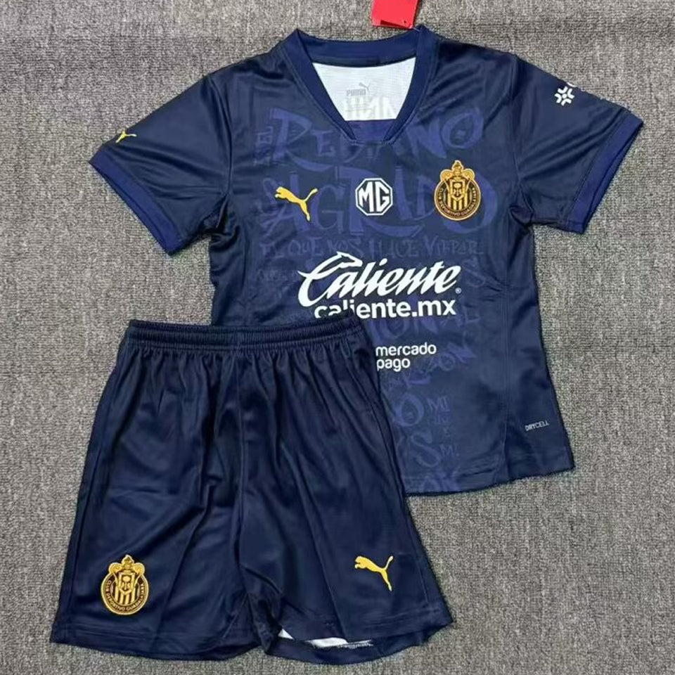 2024/25 Chivas Third Short Sleeve Jersey for Kids