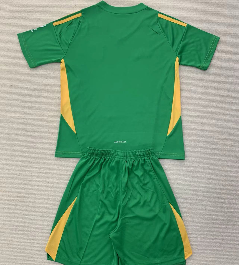 2024/25 Aston Villa Goalkeeper Short Sleeve Jersey for Kids