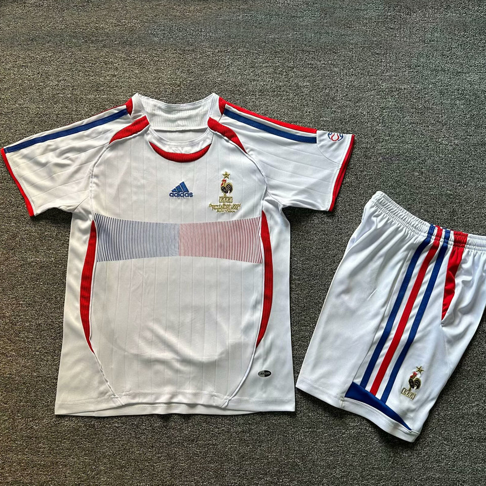 2006 France Away Kids National Team Retro