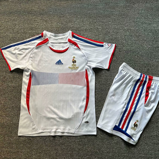 2006 France Away Kids National Team Retro