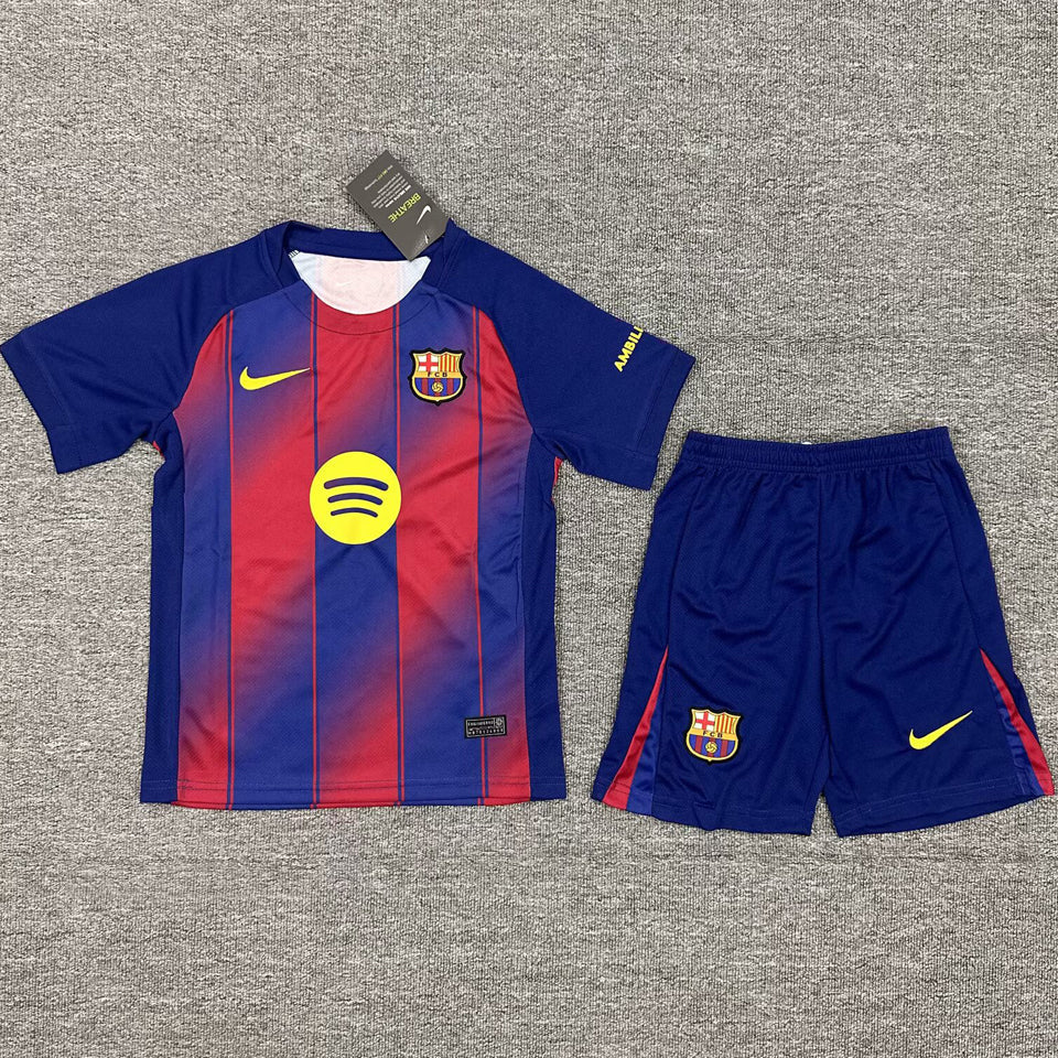 2025-26 FC Barcelona Home Kit Kids