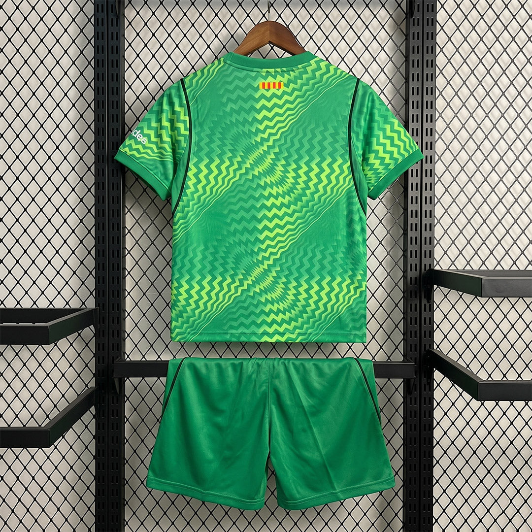 26/27 FC Barcelona Goalkeeper Kit Kids