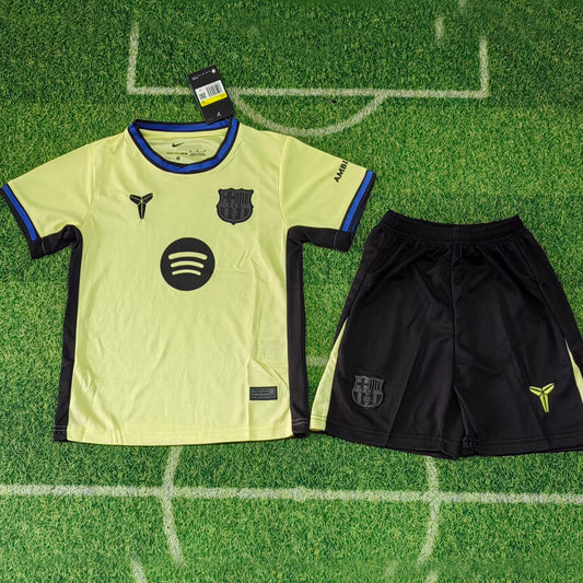 2025-26 FC Barcelona Away Kit Kids