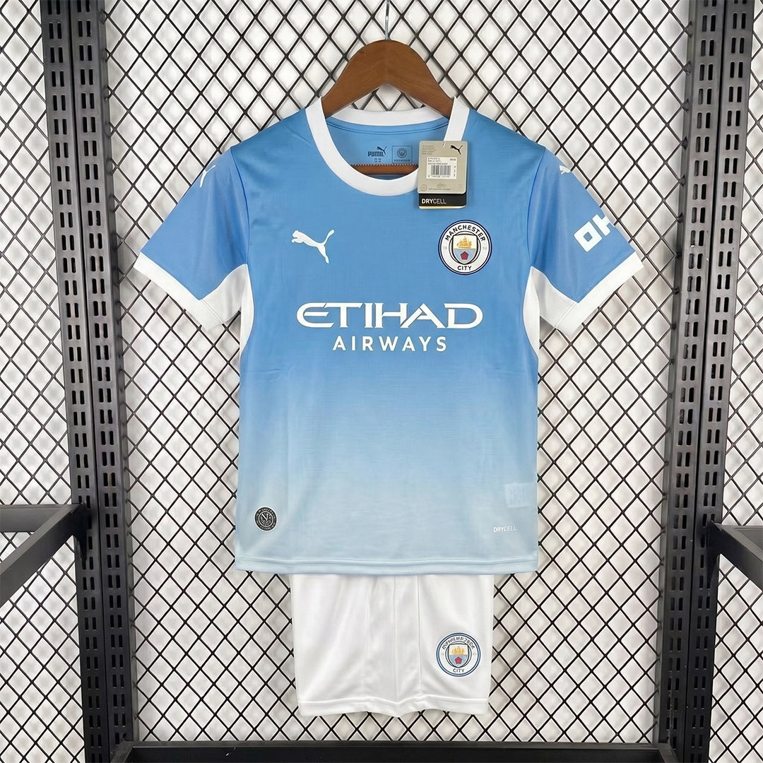 26/27 Manchester City Home Kit Kids