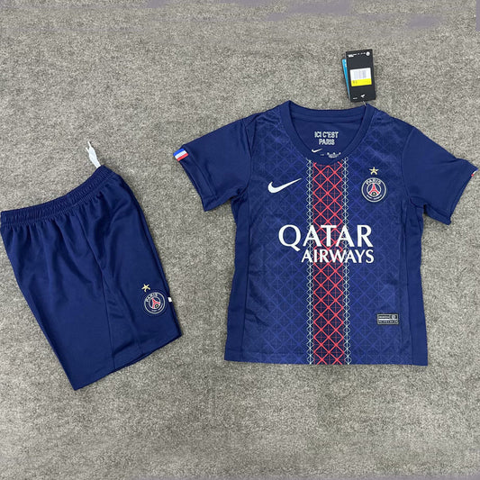 2025-26 Paris Saint Germain (PSG) Home Kit Kids