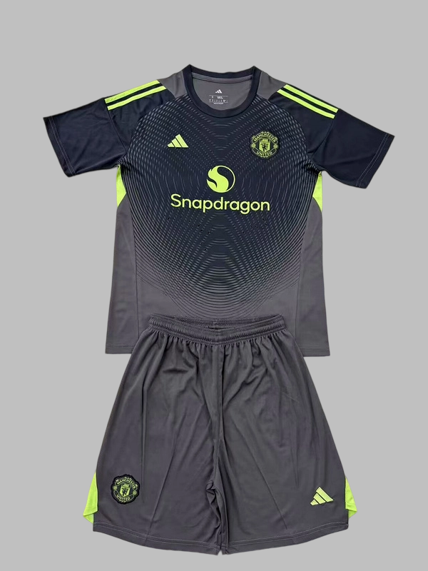2025-26 Manchester United FC Goalkeeper Kit Kids