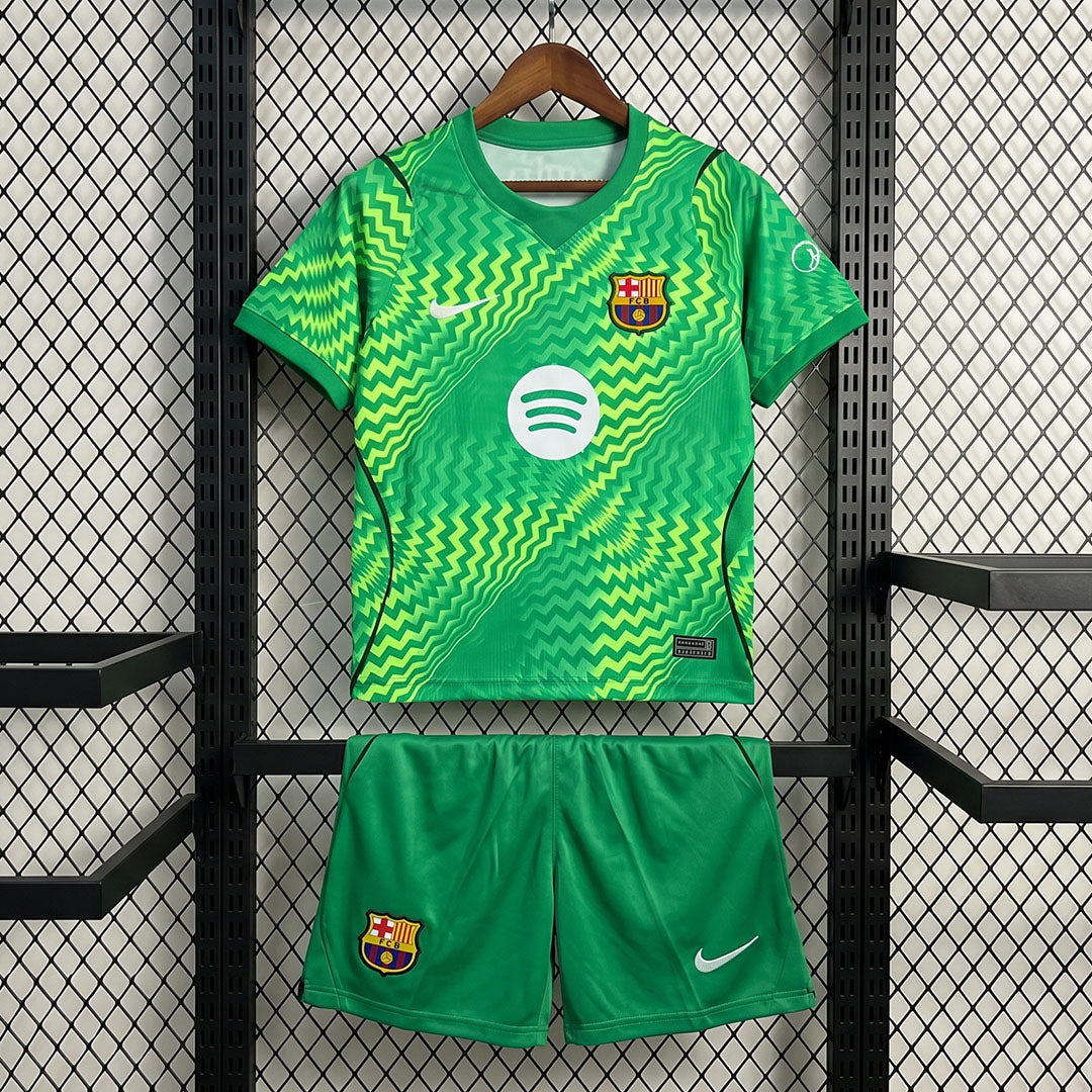 26/27 FC Barcelona Goalkeeper Kit Kids